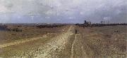 Isaac Levitan The Vladimirka Road china oil painting artist